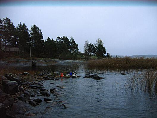 13. Vänern - Åsfjorden, Stamnäsudden Datum: 2014-10-21 Flodområde: 108 Göta älv Koordinat: 6580485/1350944 RT90 Proverna togs kring stenarmen norr om badstranden.