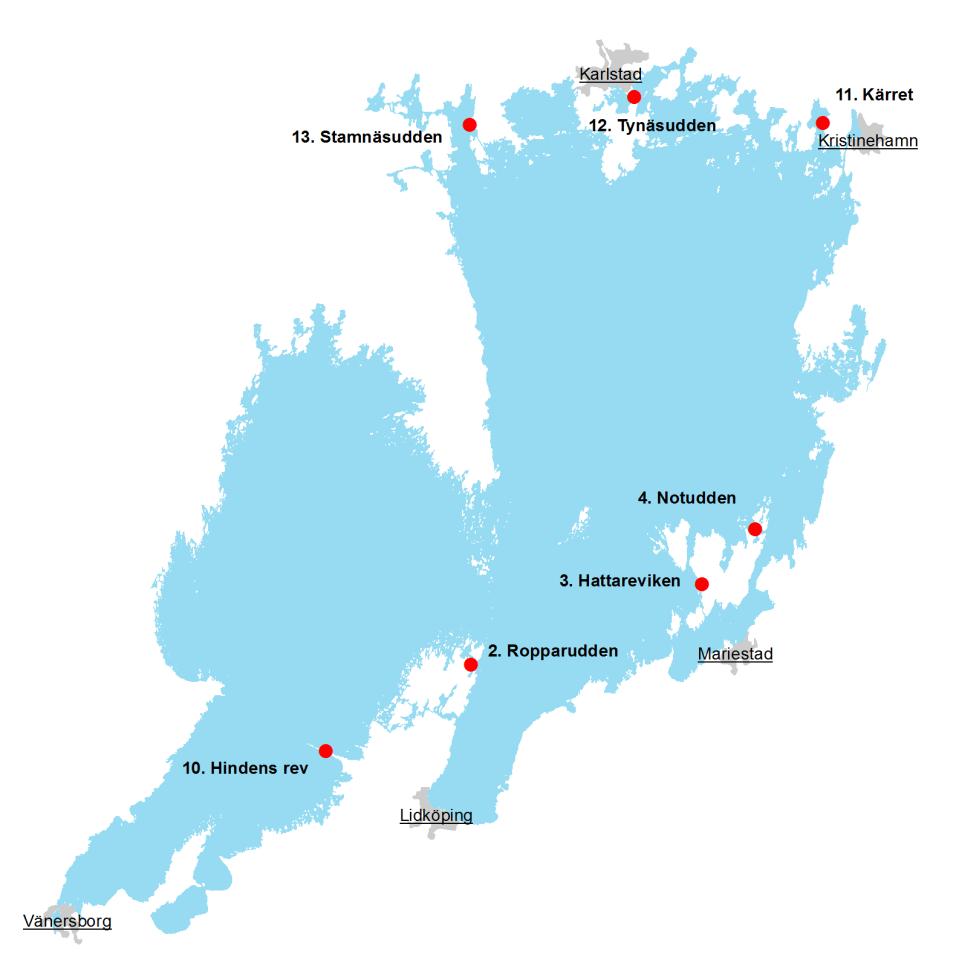 sparkproverna enligt SS-EN ISO 10870 som M42-proven. I den övriga utvärderingen ingick index enligt Naturvårdsverkets tidigare bedömningsgrunder (Wiederholm ed.