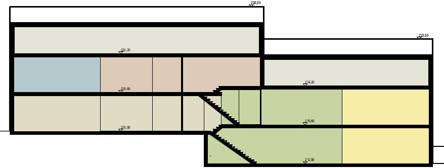 Dokumentnamn: R2017089A rev 2018-05-30.docx Sida 11 (23) Figur 7. Sektionsritning för föreslagen utformning av förskola. Figur 8.