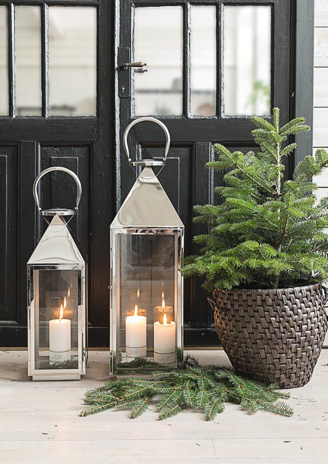 Stainless steel lanterns perfect on your porch!