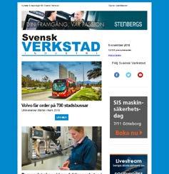 Rabattpaket Banner på Svenskverkstad.se Annonser i Nyhetsbrevet Mobilbanner Bas 18.