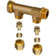 Uponor Quick & Easy 0651 Uponor Quick & Easy 0651 Uponor WTR G20 Fördelare 2xG15 Wirsbo fördelare för Wirsbo PEX-rör till tappvatten-/värmeinstallationer.