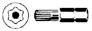 bits * 826606 - bits 6,3 mm TX 6 x 25 mm * 826607 - bits 6,3 mm TX 7 x 25 mm * 826608 - bits 6,3 mm TX 8 x 25 mm * 826609 - bits 6,3 mm TX 9 x 25 mm * 826610 - bits 6,3 mm TX 10 x 25 mm * 826615 -