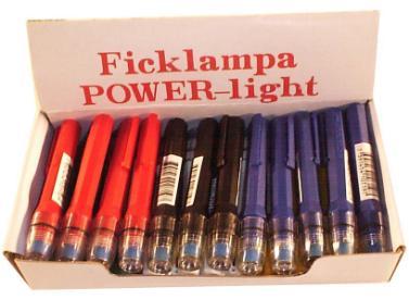 Varugrupp: 64 Ficklampor, arbetslampor.