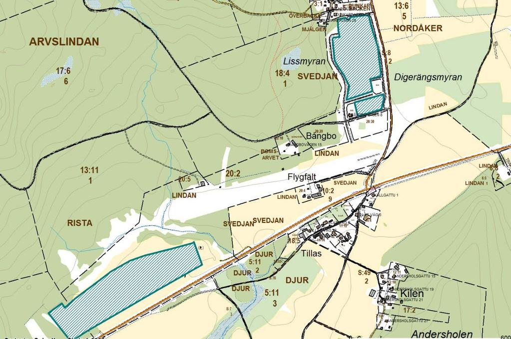 den utbyggda infrastrukturen i form av