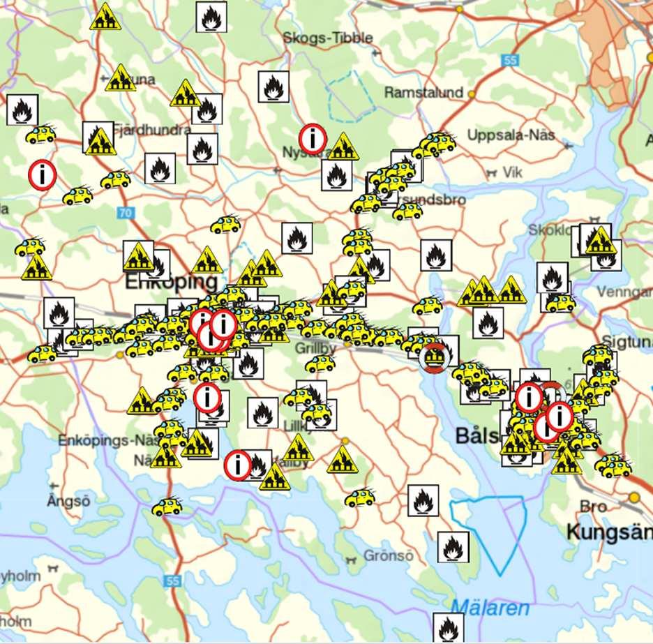 Under 2017 har 307 insatser genomförts vid insatser där tiden för insats kan vara avgörande för utgången. 220 (71,7 %) av dessa har genomförts inom 20 min efter larm.