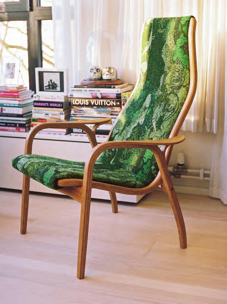 14 Nature textil. Design Kustaa Saksi. Lamino fåtölj.