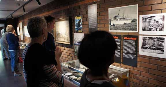 Vernissage av utställningen Det var egentligen ett vackert fartyg. M/S Wilhelm Gustloff världens största fartygskatastrof 11/6, 2016-29/1 2017 Det var egentligen ett vackert fartyg.