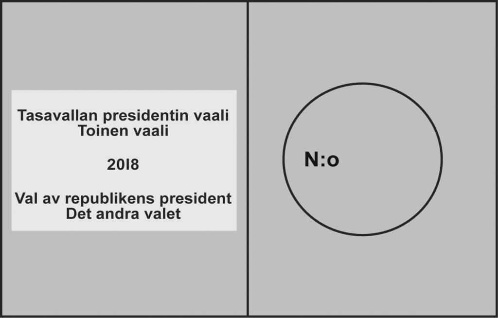 och valstämpeln, men ingen röstningsanteckning på den andra. Detta har kunnat bero på att väljaren av misstag har fått två röstsedlar som fastnat i varandra och inte märkt detta.