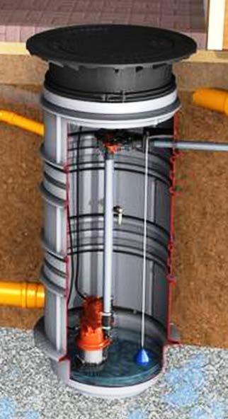 1. Utgrävning skall göras till ett djup på 300 mm nedanför planerad installationsnivå. Schaktet ska vara minst två meter större än tanken. 2.