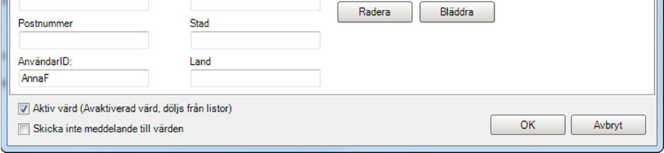 1 Rfid kod tillägg manuellt Det går att uppdatera värdar/anställdas uppgifter via AD kopplingen, från fil eller manuellt 1.