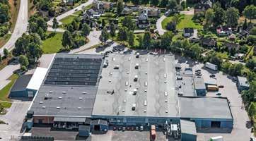 SVENSTORP Svenstorp i Bräkne-Hoby är ca 18 100 kvm stort och här finns ett större varuhus, gym, flera industrier,