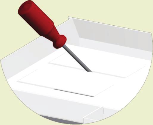 MONTERA VÄRMESKÖLD/KONVEKTIONSSTUTS (TILLBEHÖR) 5 VIKTIGT!