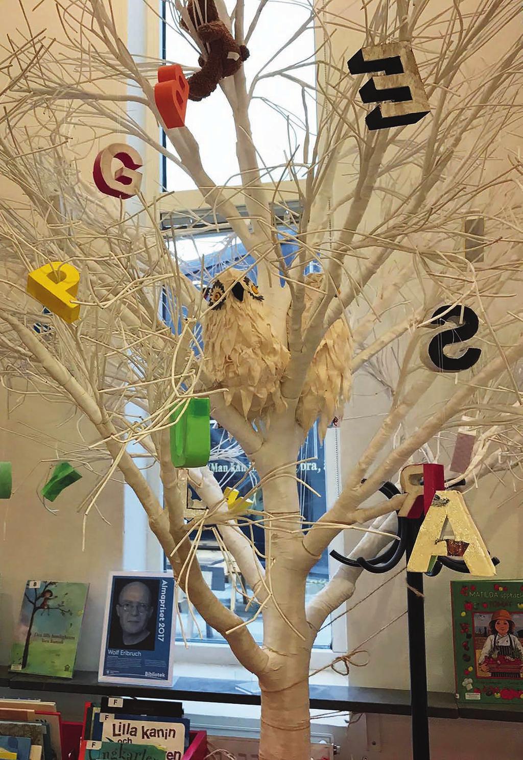 26 Bokstavsträdet på Farsta bibliotek,
