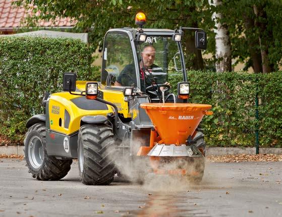 Modellerna TH408 och TH412 kan transporteras bekvämt med