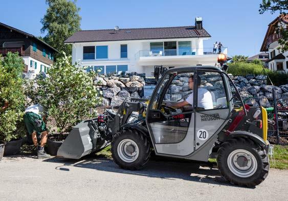 sidan 19) Stor maskinstabilitet tack vare en fixerad vertikal rörelse vid lyftning och sänkning Enkel och komfortabel