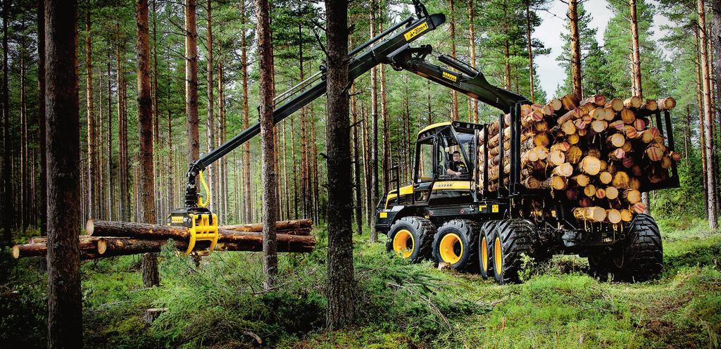 DEN STARKASTE MASKINEN I SIN STORLEKSKLASS ERBJUDER PRESTANDA OCH SMIDIGHET Nya PONSSE Elk är nu ännu tydligare den mest produktiva skotaren i sin storleksklass.