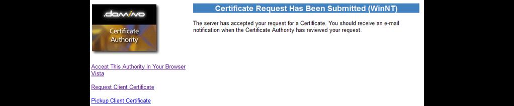till e) Phone number Om administrationen behöver kontakta dig 13. Skicka in ansökan genom att trycka på knappen längst ned, Submit certificate request (se Figure 12 Request client certificate, s 8).