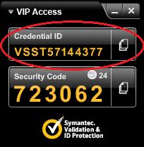 För tvåfaktorsautentisering via dator Gå till https://idprotect.vip.symantec.com/desktop/download.v och installera programmet VIP Access Desktop.