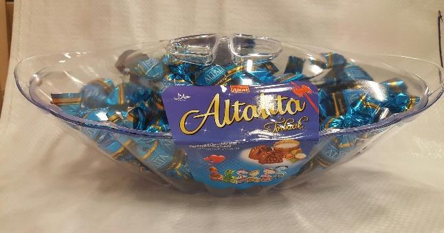 moms Altat choklad elips/röd