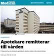 Remiss från klinisk apotekare i slutenvården Apotekare gör enkla och fördjupade läkemedelsgenomgångar på ca 10 avdelningar/enheter på Akademiska sjukhuset och Lasarettet i Enköping.
