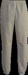 50/50 % bomull/ polyester. Öko-tex. Stl. 2XS 4XL. Svart, marinblå, khaki. 62235 Resårbyxa Byxa med resår och dragsko i midjan.