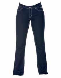 JEANS SOM TÅL TUFFA ARBETSDAGAR. 73808 Jeanskjol stretch Vådsydd med två sidfickor.