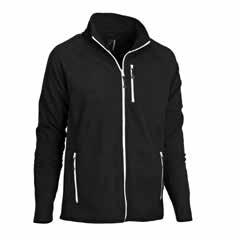 Antipillingbehandlad på både ut- och insida. Resår i nederkant. Sidfickor med dragkedja. Lätt figursydd. 100 % polyester. Stl. S 3XL.