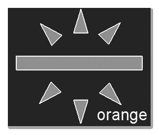 Under tiden som interna självtester genomförs, lyser statuslysdioden orange under flera sekunder. När den har låsts lyser statuslysdioden återigen blått och fordonet är anslutet.