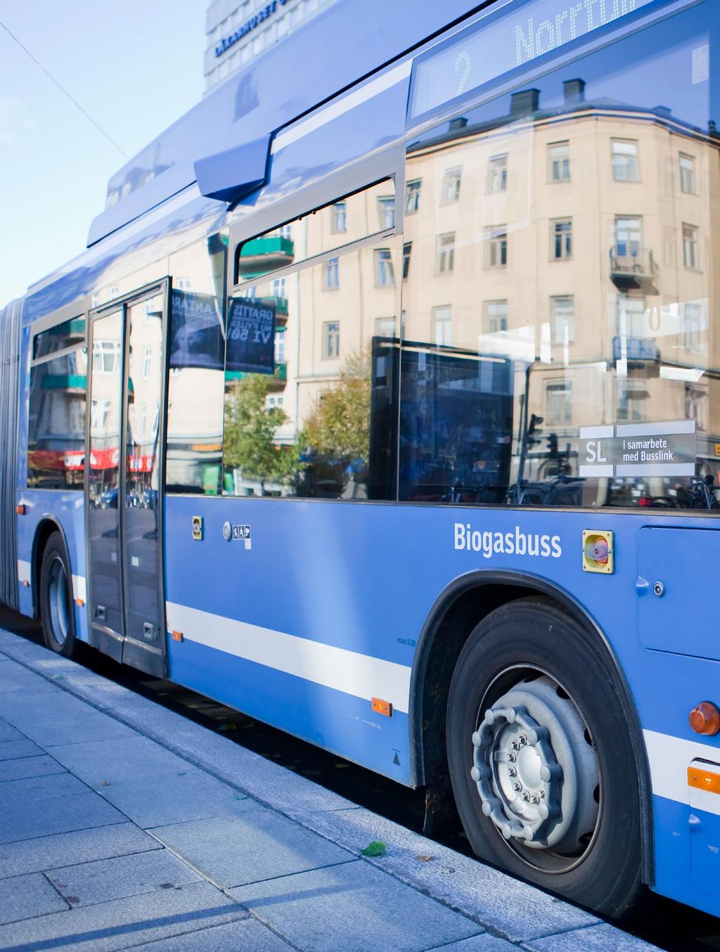 Vad gäller transporter når landstinget 85 volymprocent för nybart drivmedel och inom buss trafiken är andelen