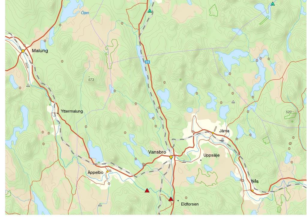 Åtgärdspaket för vandringsberoende arter: Åtgärdspaket 5: Vandringsvägar vid Skiffsforsens och Eldforsens kraftverk samt vandringsvägar vid tre dammar i Flögan och Lödran (biflöden till Vanån)