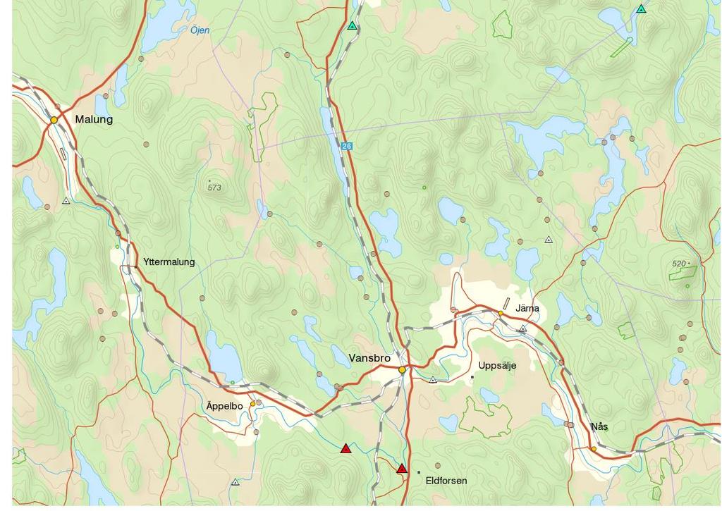 Åtgärdspaket för vandringsberoende arter: Åtgärdspaket 5: Vandringsvägar vid Skiffsforsens och Eldforsens kraftverk samt vandringsvägar vid tre dammar i Flögan och Lödran (biflöden till Vanån)