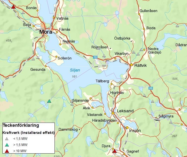 Åtgärdspaket för vandringsberoende arter: Åtgärdspaket 3: Vandringsvägar vid Siljans lokala biflöden Vandringsvägar vid Siljans biflöden får enligt bedömningsmetodiken prioritetsklass 1 (Tabell 7).