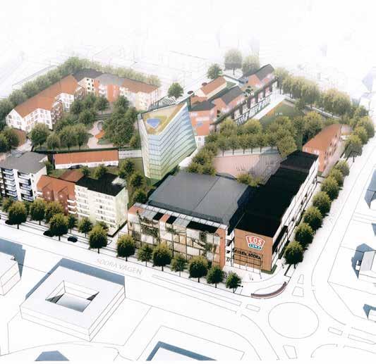 13 FOSSILEN Flerfamiljshus och radhus, 180 lgh inkl ett