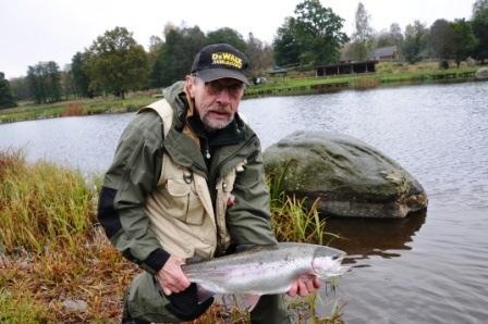 När Mörrumssäsongen var till ända höll vi en kombinerad kurs och fiskedag