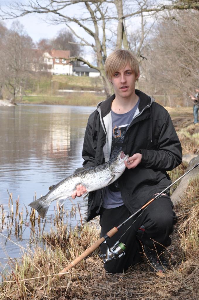 utlekta fisken med sig hem.
