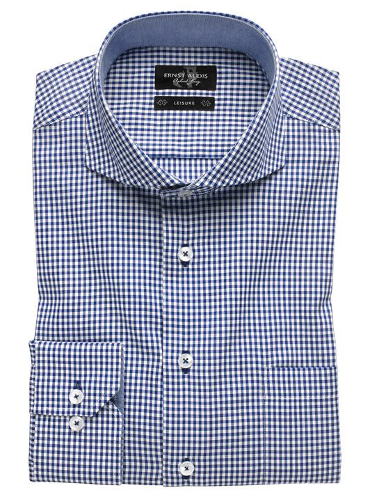 5400 PURE COTTON -21/21-27/27 PURE COTTON OXFORD material: 100% bomull. krage: Extreme cut áway. detaljer: Matchande blå kontrast insida krage, manschett, triangel och frontlist.