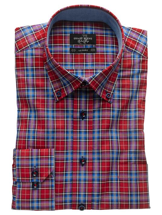 5500 PURE COTTON GARMENT WASH -64/27 GARMENT WASH NEW! CONTEMPORARY FIT PURE COTTON GARMENT WASH / POPLIN material: Plaggtvättad, 100% bomull. krage: Small button down.