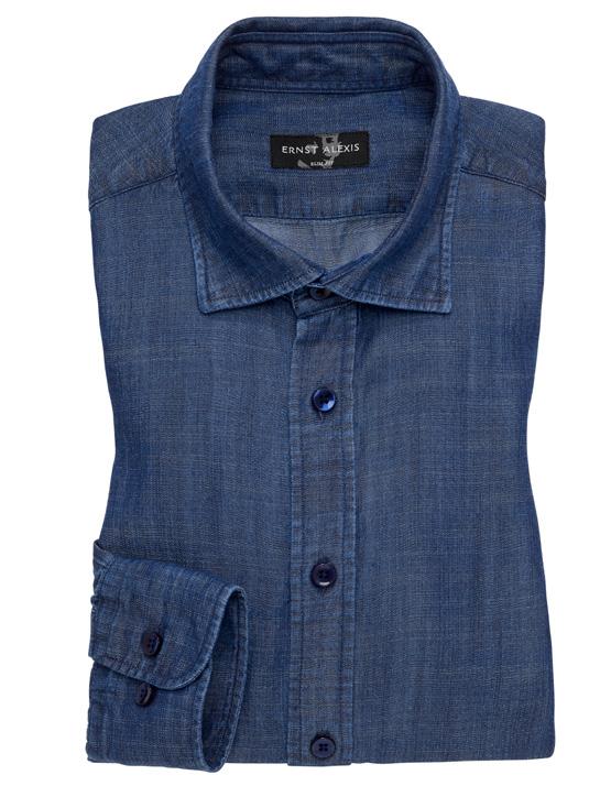 5940 PURE COTTON GARMENT WASH -21 GARMENT WASH LADIES CASUAL FIT NEW! PURE COTTON GARMENT WASH / TWILL material: Plaggtvättad, 100% bomull. krage: Small cut áway. detaljer: Matchande knappar.