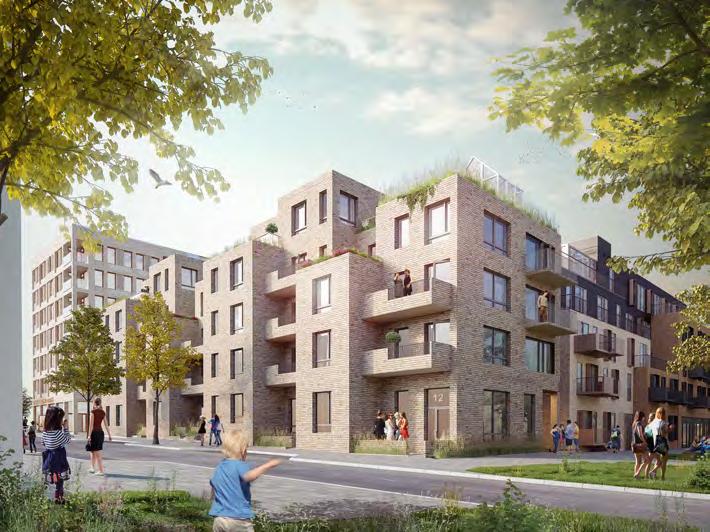 Smidesinslag i balkongerna ger ett gediget och bearbetat uttryck. Vy mot den östra kvartersgatan.
