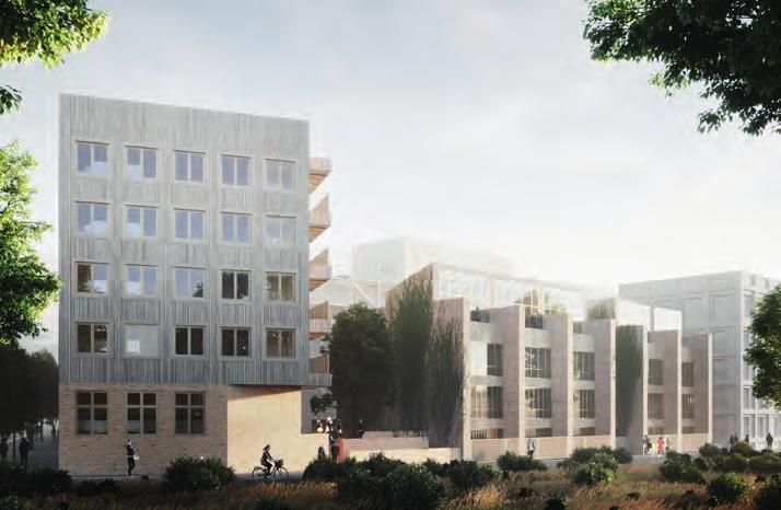 Kvarter 1:3A och 1:3B Orientering och fasadsammanställning BYGGHERRE: 1:3A SSM 1:3B Titania Denna bilaga redovisar kvarter 1:3. Söder om kvarteret ligger ett mindre stadsdelstorg.