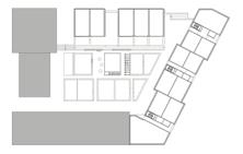 Kvartersdel 1:3B - Byggnadsutformning varteret innehåller era typer av stadsmiljöer från stadsdelstorget och boulevardens öppna rum till den gröna slingans hybridform av fri park och esplanad via