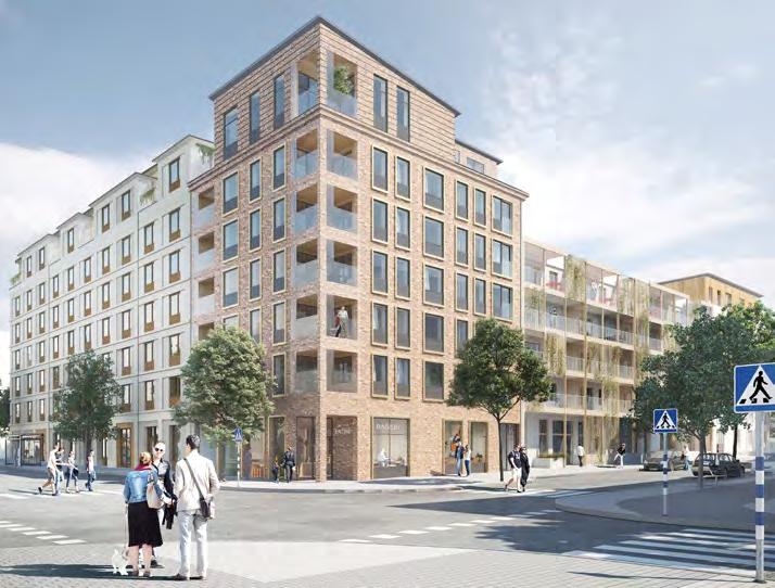 Kvarter 1:7 Kvarteret 1:7 ingår i första byggetappen i Täby Park och ligger vid korsningen mellan boulevarden och stadsgata 3, som löper parallellt med parken och fortsätter till Roslagsbanans