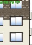 2 A F F Ä R NEDFART GARAGE Vy mot kvartersgata 4B (skala 1:500/ A4). ILLUSTRATIONSBILD: ALESSANDRO RIPELLINO ARKITEKTER 4 Bebyggelse mot grannskapspark - gata 7: grannskapshusen.