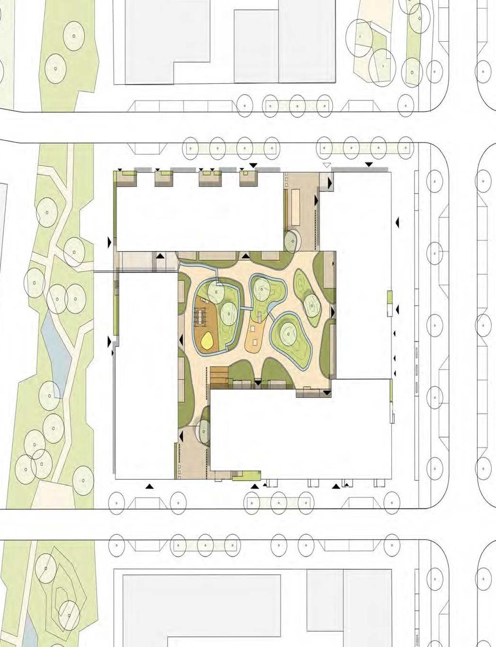 Byggnadsutformning Kvarteret innehåller ca 145 bostäder samt lokaler som vetter mot Boulevarden och Gröna slingan.