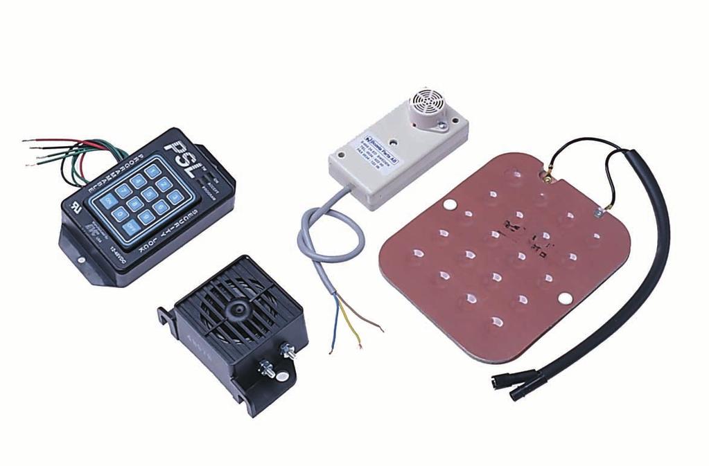 2 703000380 12-110V. 3 703000010 36-48V. 4 703000020 12-72V. 5 703000015 12-48V Säkerhetsdetaljer 1 Kodlås PSL 702425500 12-48V.