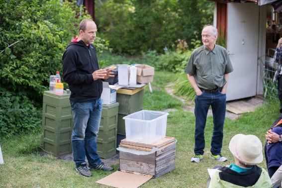 Studiebesök hos Freddy Duwe i Hussebo där Erik Österlund