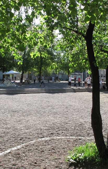 AKTIVITETER I PARKEN Aktiviteter har studerats i området under timme vid 3 tillfällen vid sol; en fredag eftermiddag, söndag eftermiddag och en