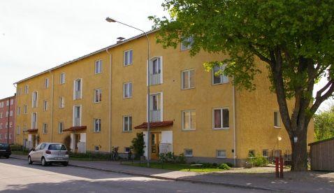 C Cykelrum finns på flera ställen i källaren. Ändå är det ont om plats för cyklar. Utrensning av cyklar som inte används sker ungefär vart tredje år.