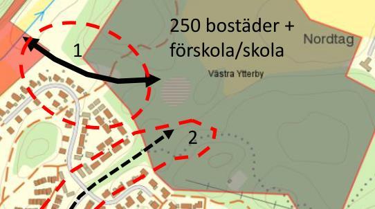 PM TRAFIKBULLER - PLANERADE INFARTSVÄGAR, DETALJPLAN NORDTAG Detta PM kompletterar tidigare genomförd bullerutredning som redovisas i rapport Rapport_10208609_150506.